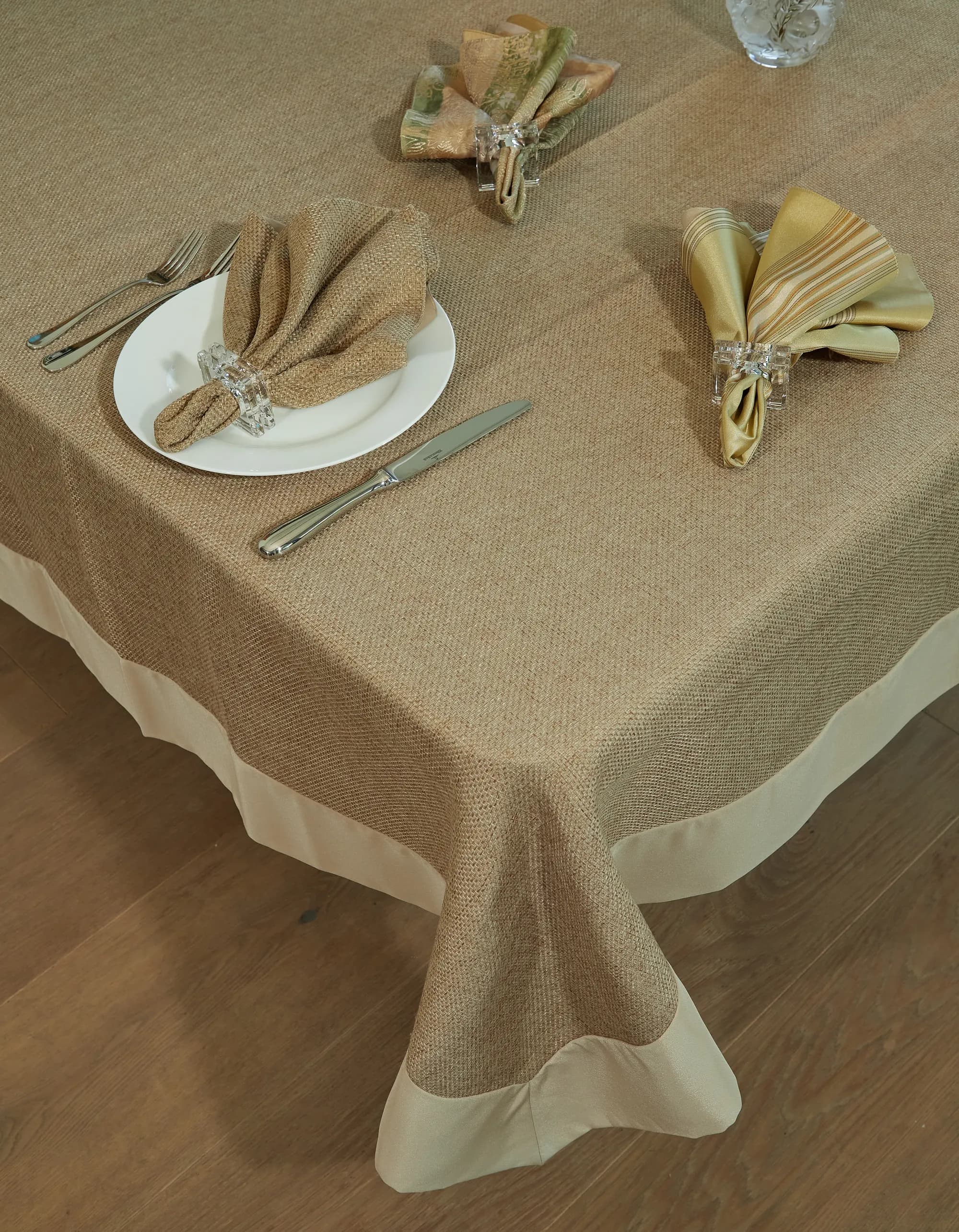 Natural Tan Tablecloth